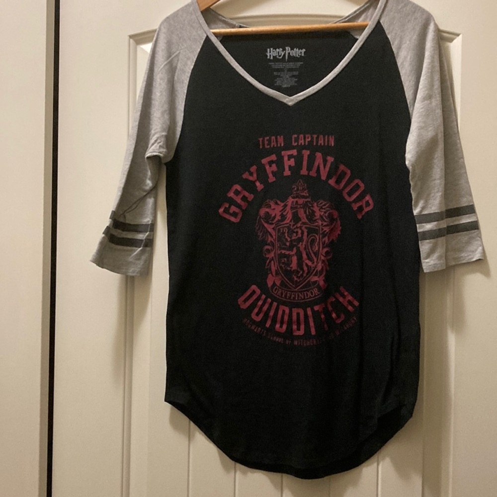 Harry Potter “Gryffindor Team Captain” vintage baseball tee